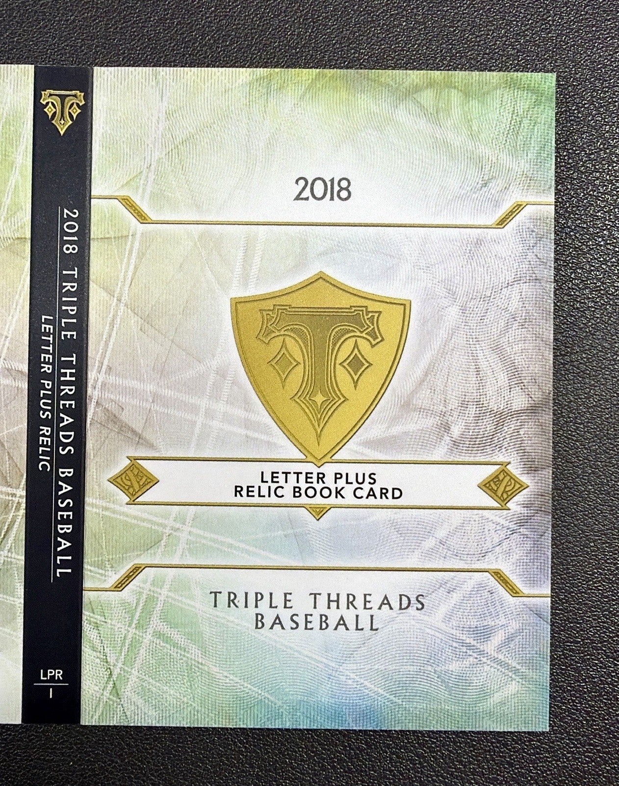 2018 Topps Triple Threads Ichiro Letter Plus Relic Booklet 1/1 Game Used Patch