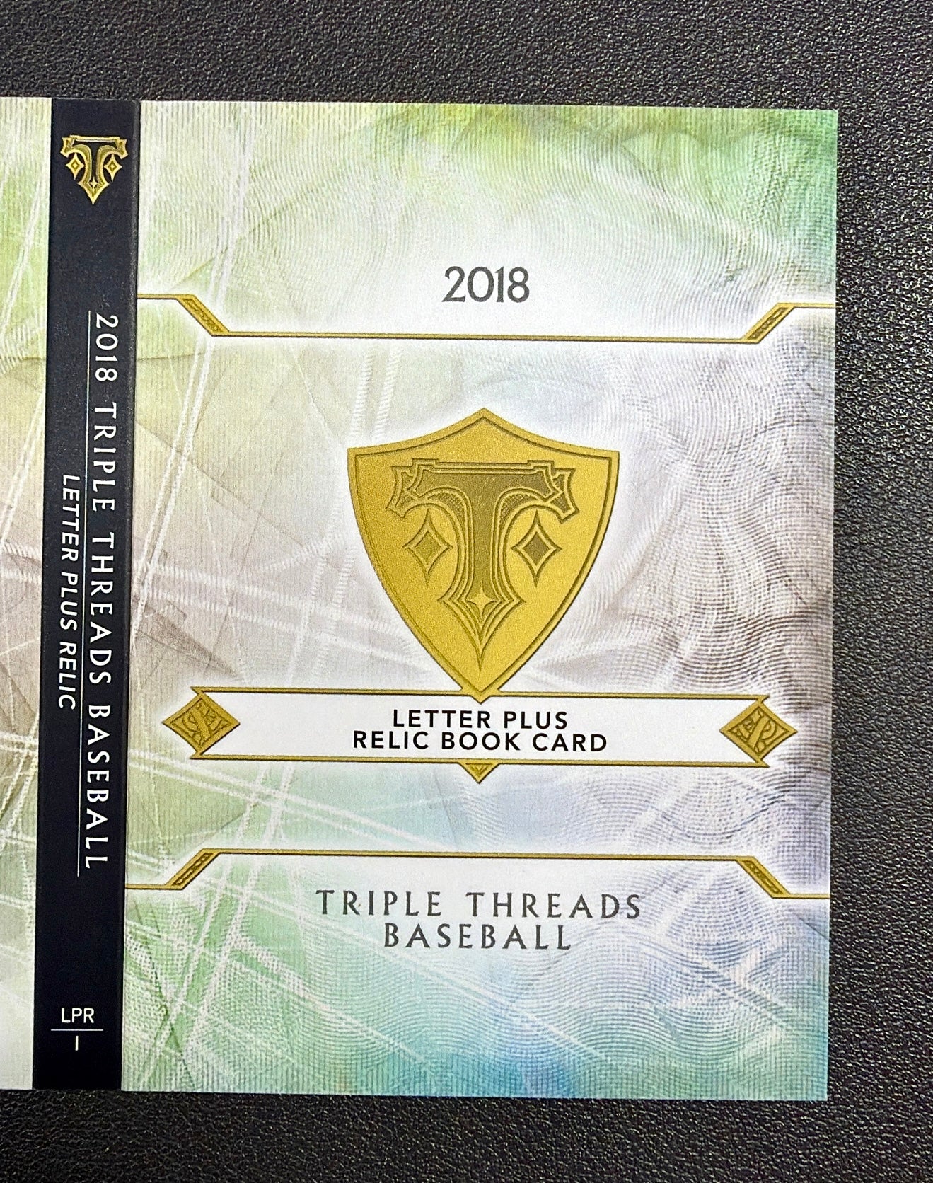 2018 Topps Triple Threads Ichiro Letter Plus Relic Booklet 1/1 Game Used Patch - MISPRINT ERROR RARE