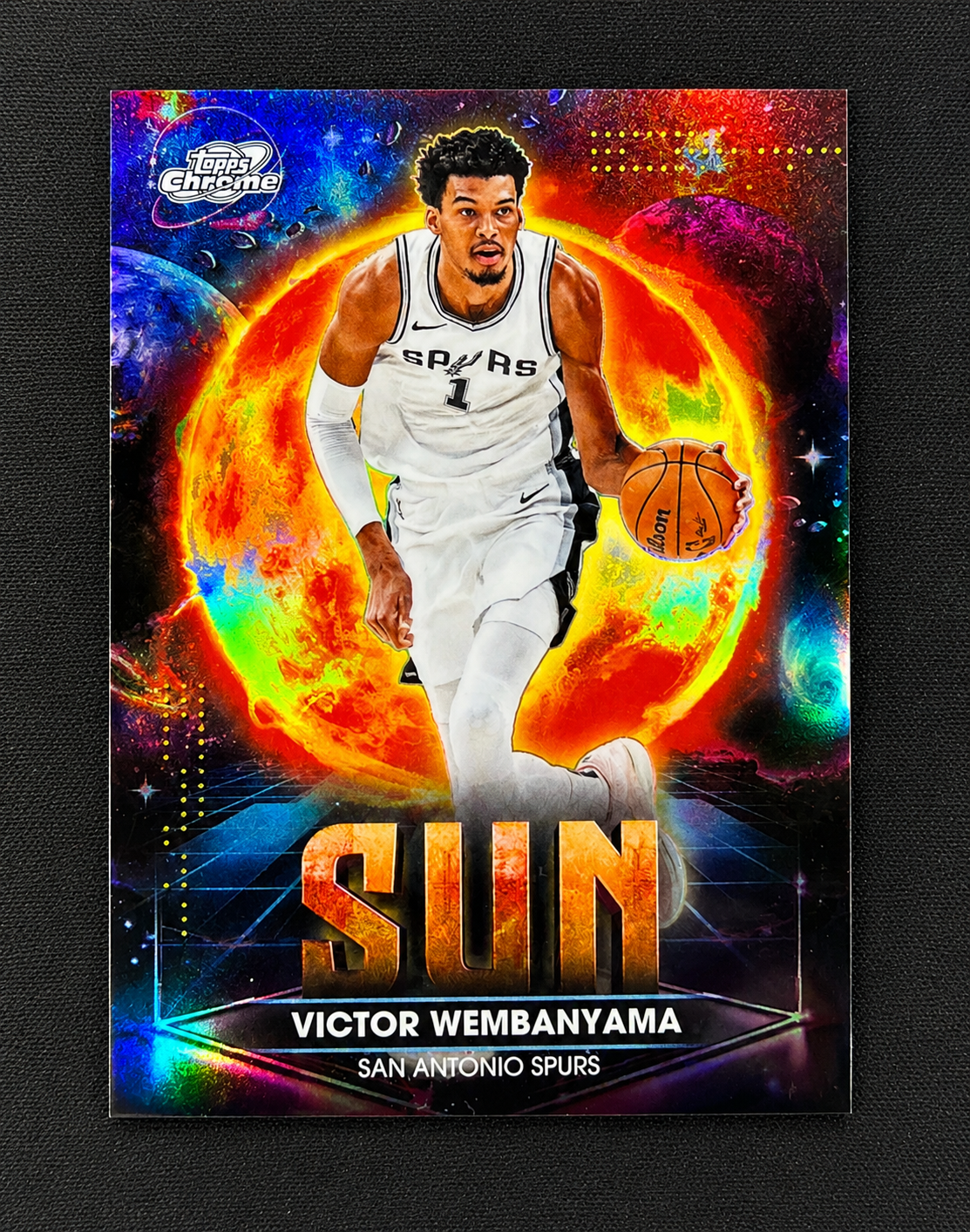 2026 Topps Chrome Cosmic Victor Wembanyama Planetary Pursuit Case Hit - The Sun